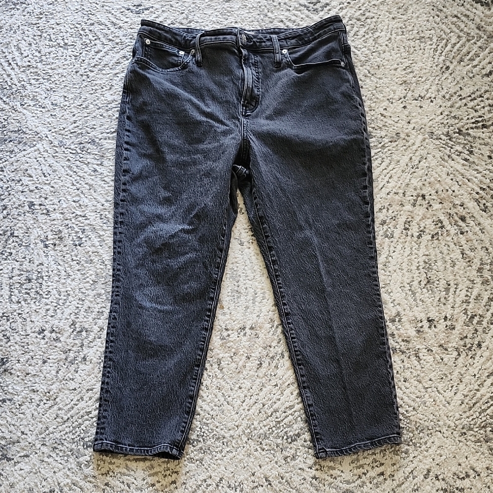 Madewell Curvy Perfect Vintage Jeans in Black Size 32P